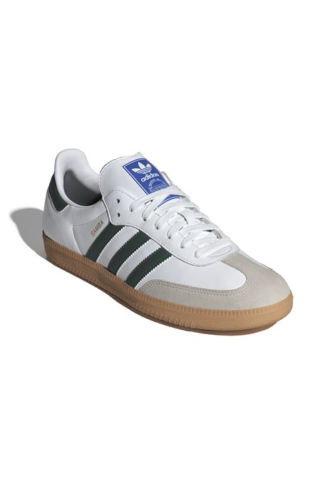 Adidas Samba OG Shoes White Green Gum Unisex ADIDAS ORIGINALS | Sneakers | IE3437-